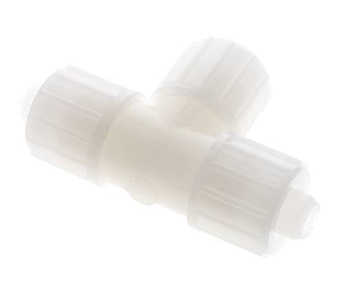 20x13mm PVDF T-Forme Raccord De Compression 10 Bar PVC Et PA