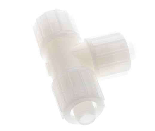 20x13mm PVDF T-Forme Raccord De Compression 10 Bar PVC Et PA