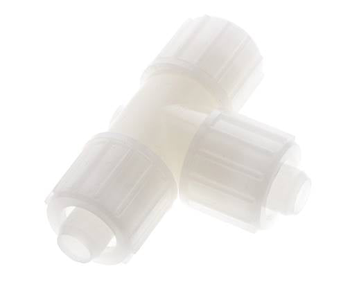 20x13mm PVDF T-Forme Raccord De Compression 10 Bar PVC Et PA