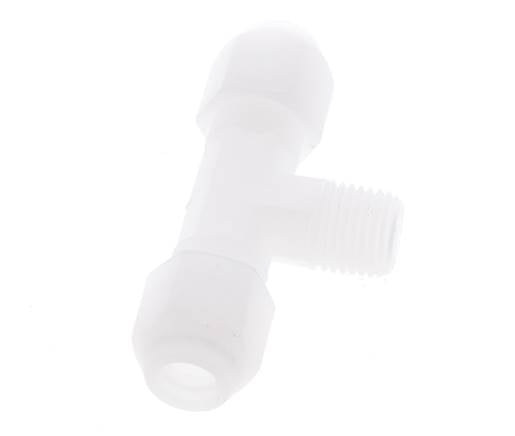 6x8 Mm&R1/4'' PP T-Forme Tee Raccord De Tuyau Avec Filetage Mâle 10Bar/145Psi [2 Pièces]