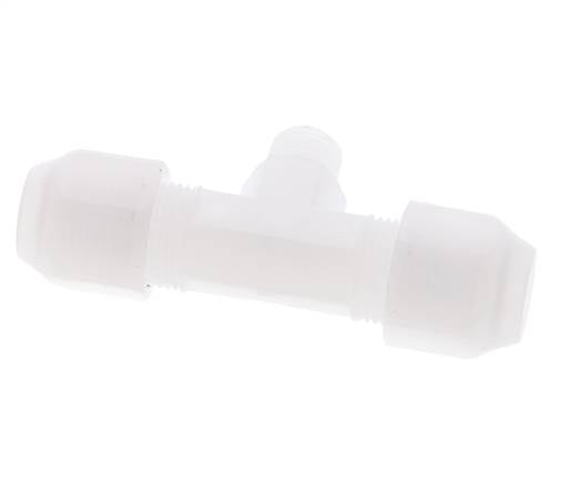 6x8 Mm&R1/8'' PP T-Forme Tee Raccord De Tuyau Avec Filetage Mâle 10Bar/145Psi [2 Pièces]