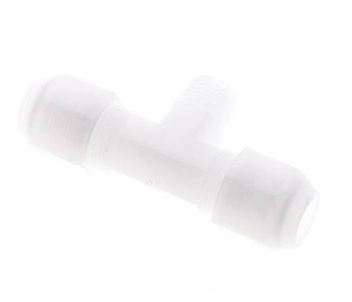 8x10 Mm&R1/4'' PP T-Forme Tee Raccord De Tuyau Avec Filetage Mâle 10Bar/145Psi [2 Pièces]