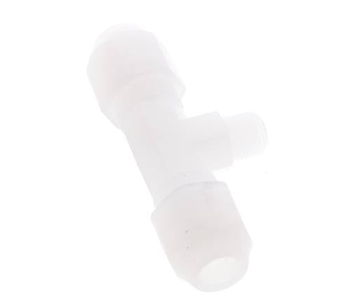 6x8 Mm&R1/8'' Pvdf T-Forme T-Piece Raccord De Tuyau Avec Filetage Mâle 10Bar/145Psi
