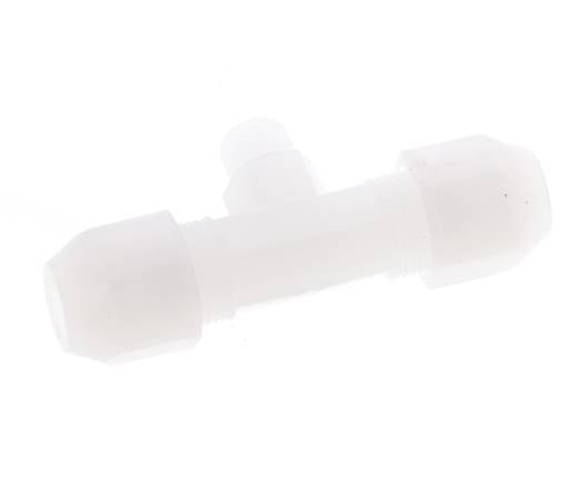 6x8 Mm&R1/8'' Pvdf T-Forme T-Piece Raccord De Tuyau Avec Filetage Mâle 10Bar/145Psi