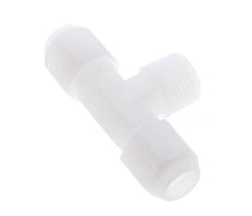 10x12 Mm&R1/2'' PP T-Forme Tee Raccord De Tuyau Avec Filetage Mâle 10Bar/145Psi