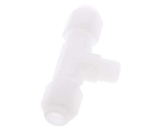 4X6 Mm&R1/8'' PP T-Forme Tee Raccord De Tuyau Avec Filetage Mâle 10Bar/145Psi [2 Pièces]