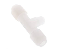 4X6 Mm&R1/8'' Pvdf T-Forme Tee Tuyau Raccord Avec Filetage Mâle 10Bar/145Psi
