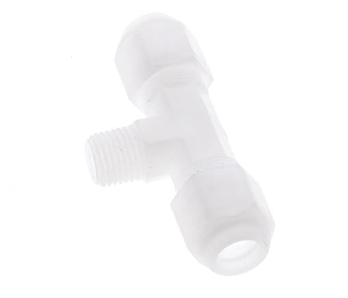 8x10 Mm&R1/4'' PP T-Forme Tee Raccord De Tuyau Avec Filetage Mâle 10Bar/145Psi [2 Pièces]
