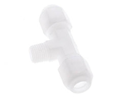 8x10 Mm&R1/4'' PP T-Forme Tee Raccord De Tuyau Avec Filetage Mâle 10Bar/145Psi [2 Pièces]