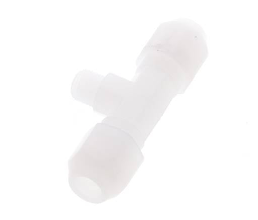 6x8 Mm&R1/8'' Pvdf T-Forme T-Piece Raccord De Tuyau Avec Filetage Mâle 10Bar/145Psi