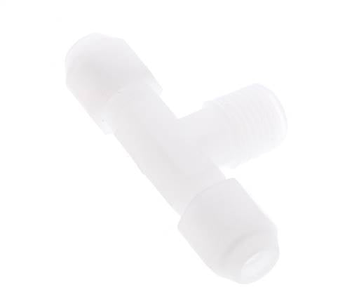 4X6 Mm&R1/4'' PP T-Forme Raccord De Tuyau Avec Filetage Mâle 10Bar/145Psi [2 Pièces]