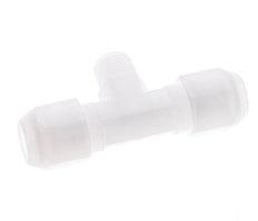 8x10 Mm&R1/4'' PP T-Forme Tee Raccord De Tuyau Avec Filetage Mâle 10Bar/145Psi [2 Pièces]