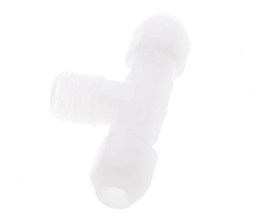 4X6 Mm&R1/4'' PP T-Forme Raccord De Tuyau Avec Filetage Mâle 10Bar/145Psi [2 Pièces]