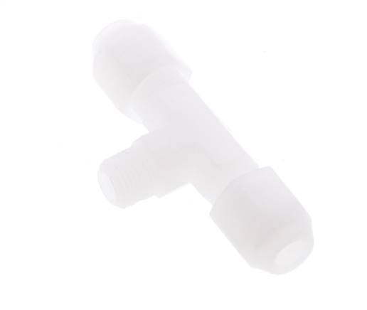 4X6 Mm&R1/8'' PP T-Forme Tee Raccord De Tuyau Avec Filetage Mâle 10Bar/145Psi [2 Pièces]