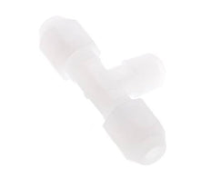2X4 Mm&R1/8'' PP T-Forme Tee Tuyau Raccord Avec Filetage Mâle 10Bar/145Psi [2 Pièces]