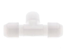 10x12 Mm&R1/2'' Pvdf T-Forme Tee Raccord De Tuyau Avec Filetage Mâle 10Bar/145Psi