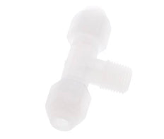 2X4 Mm&R1/8'' PP T-Forme Tee Tuyau Raccord Avec Filetage Mâle 10Bar/145Psi [2 Pièces]