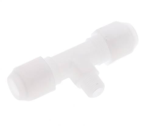 6x8 Mm&R1/8'' PP T-Forme Tee Raccord De Tuyau Avec Filetage Mâle 10Bar/145Psi [2 Pièces]