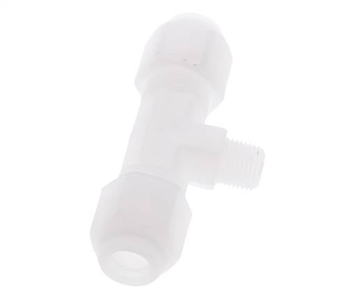 6x8 Mm&R1/8'' PP T-Forme Tee Raccord De Tuyau Avec Filetage Mâle 10Bar/145Psi [2 Pièces]