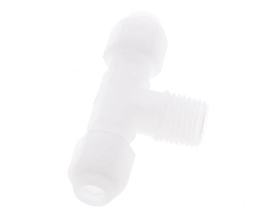 4X6 Mm&R1/4'' PP T-Forme Raccord De Tuyau Avec Filetage Mâle 10Bar/145Psi [2 Pièces]