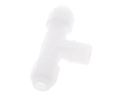 4X6 Mm&R1/4'' PP T-Forme Raccord De Tuyau Avec Filetage Mâle 10Bar/145Psi [2 Pièces]