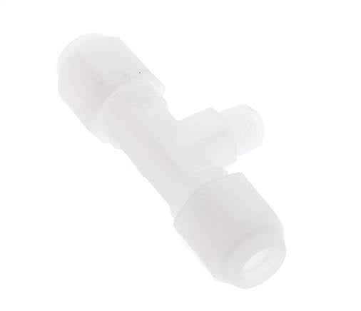 6x8 Mm&R1/8'' PP T-Forme Tee Raccord De Tuyau Avec Filetage Mâle 10Bar/145Psi [2 Pièces]