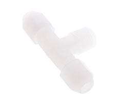 4X6 Mm&R1/4'' Pvdf T-Forme Tee Tuyau Raccord Avec Filetage Mâle 10Bar/145Psi