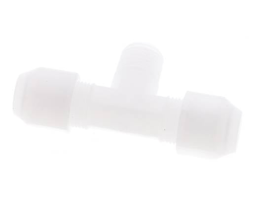 6x8 Mm&R1/4'' PP T-Forme Tee Raccord De Tuyau Avec Filetage Mâle 10Bar/145Psi [2 Pièces]