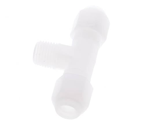 6x8 Mm&R1/4'' PP T-Forme Tee Raccord De Tuyau Avec Filetage Mâle 10Bar/145Psi [2 Pièces]