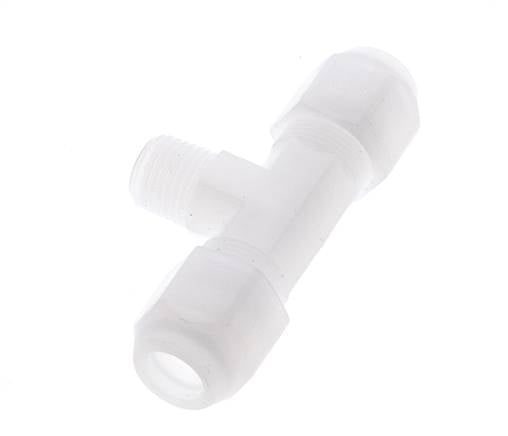 8x10 Mm&R1/4'' PP T-Forme Tee Raccord De Tuyau Avec Filetage Mâle 10Bar/145Psi [2 Pièces]