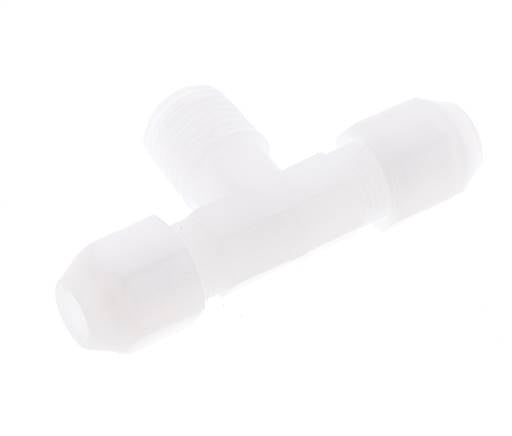 4X6 Mm&R1/4'' PP T-Forme Raccord De Tuyau Avec Filetage Mâle 10Bar/145Psi [2 Pièces]