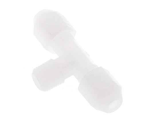 2X4 Mm&R1/8'' PP T-Forme Tee Tuyau Raccord Avec Filetage Mâle 10Bar/145Psi [2 Pièces]