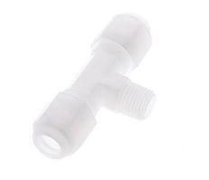 8x10 Mm&R1/4'' PP T-Forme Tee Raccord De Tuyau Avec Filetage Mâle 10Bar/145Psi [2 Pièces]