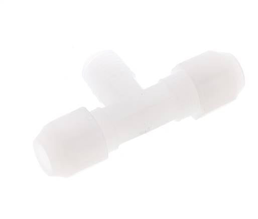 6x8 Mm&R1/4'' Pvdf T-Forme Té Raccord De Tuyau Avec Filetage Mâle 10Bar/145Psi