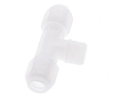 8x10 Mm&R3/8'' PP T-Forme Tee Raccord De Tuyau Avec Filetage Mâle 10Bar/145Psi [2 Pièces]