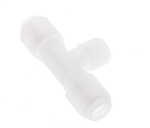 8x10 Mm&R3/8'' PP T-Forme Tee Raccord De Tuyau Avec Filetage Mâle 10Bar/145Psi [2 Pièces]