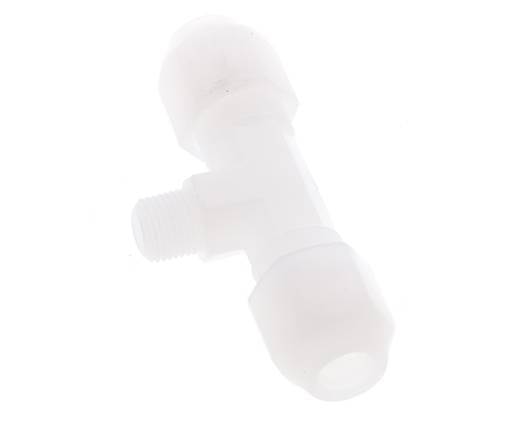 6x8 Mm&R1/8'' Pvdf T-Forme T-Piece Raccord De Tuyau Avec Filetage Mâle 10Bar/145Psi