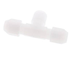 4X6 Mm&R1/4'' Pvdf T-Forme Tee Tuyau Raccord Avec Filetage Mâle 10Bar/145Psi