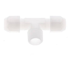 10x12 Mm&R1/2'' Pvdf T-Forme Tee Raccord De Tuyau Avec Filetage Mâle 10Bar/145Psi