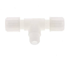 6x4mm & G1/8'' PVDF T-Shape Compression Fitting with Male Threads 10 bar