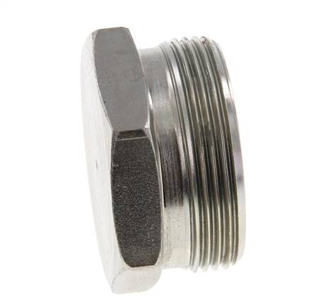 Bouchon de fermeture 35L en acier zingué pour tubes 160 Bar DIN 2353