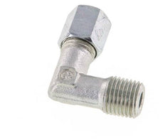 Raccord coudé 90° R 1/4'' mâle x 6L en acier zingué 315 Bar DIN 2353