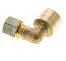 Raccord à compression coudé 90° en laiton G 1/4'' x 6mm 150 Bar DIN EN 1254-2