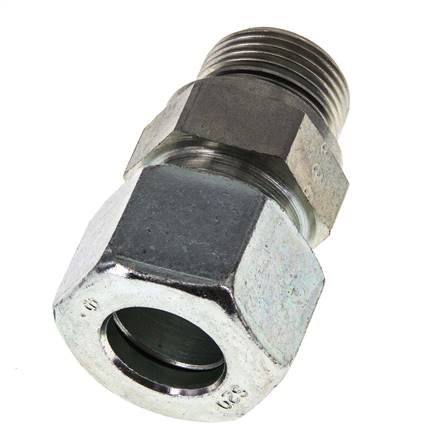 G 3/4'' mâle x 20S Anneau de coupe droit en acier zingué avec joint FKM 400 Bar DIN 2353