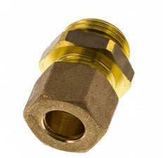 Raccord à compression droit en laiton 1/2'' mâle x 12mm avec joint NBR 75 Bar DIN EN 1254-2