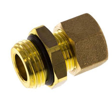 Raccord à compression droit en laiton 1/2'' mâle x 12mm avec joint NBR 75 Bar DIN EN 1254-2