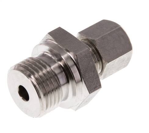 G 1/2'' mâle x 8L Raccord à compression droit en acier inoxydable 315 Bar DIN 2353