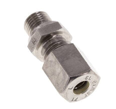 M10x1 Mâle x 6L Raccord à compression droit en acier inoxydable 315 Bar DIN 2353
