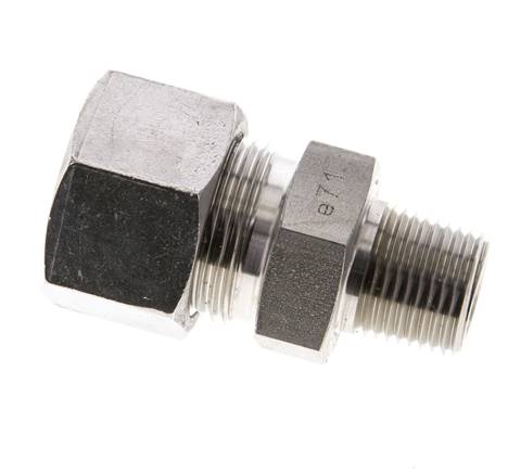 1/2'' NPT mâle x 20S Anneau de coupe droit en acier inoxydable 400 Bar DIN 2353