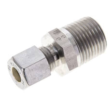 Raccord à compression droit 1/2'' NPT mâle x 8L en acier inoxydable 315 Bar DIN 2353